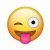 Teasing Face Emoji